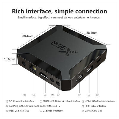Customized 4k IPTV Smart Box Allwinner H313 Android 10 TV Box